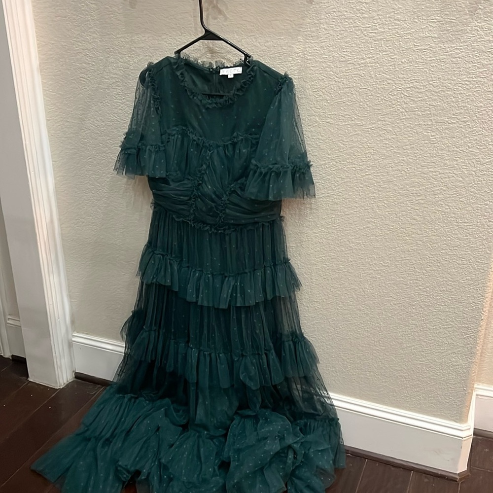 Whimsical Dress in Emerald